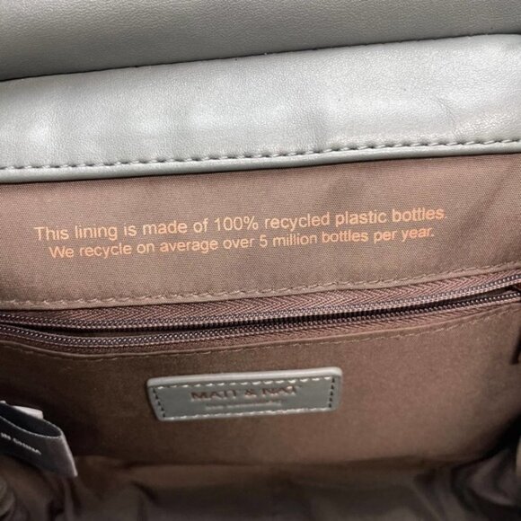 MATT & NATT Luna Mini Vegan Crossbody Bag Green - Picture 8 of 11